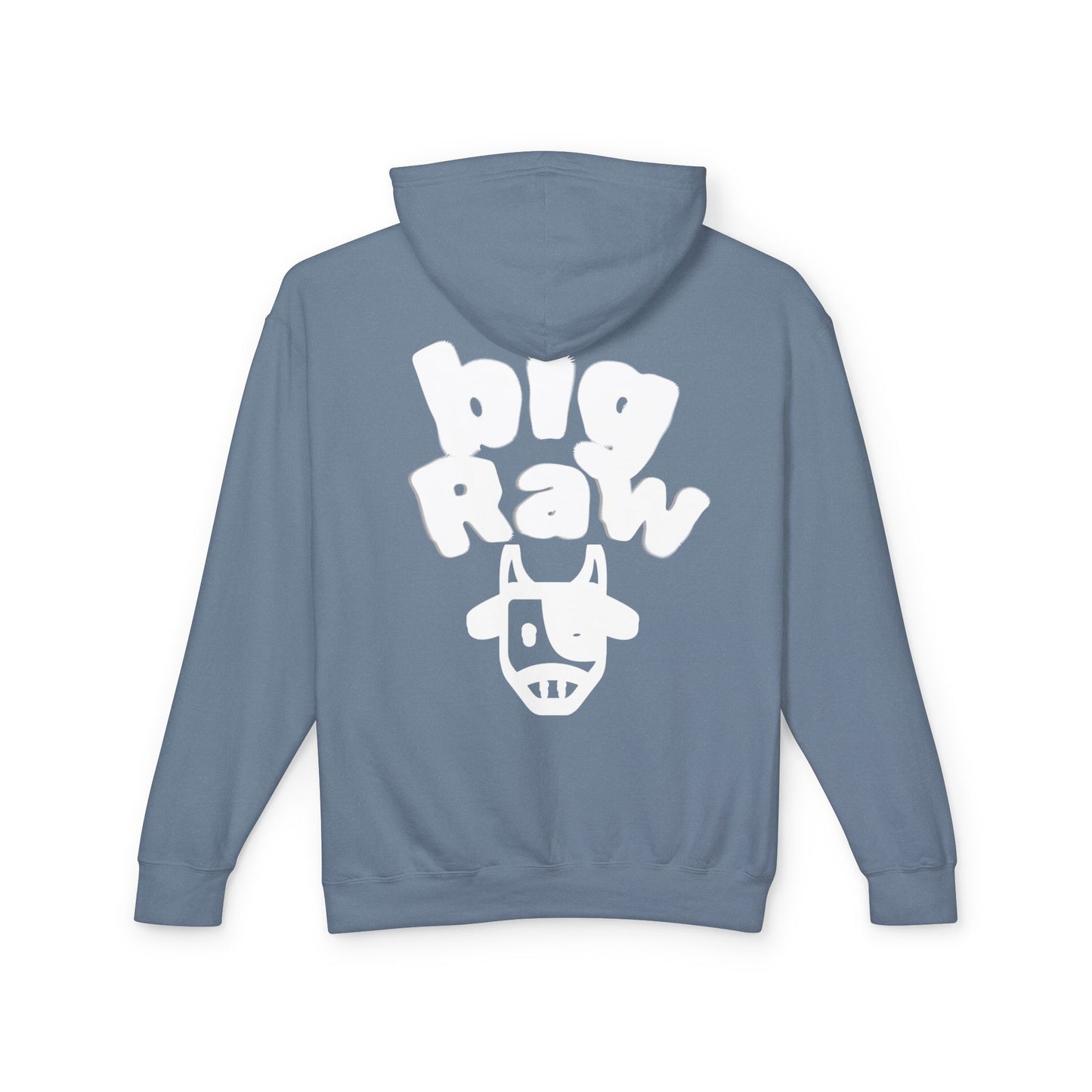 Big Raw Unisex Lightweight Hooded Sweatshirt - Cozy Casual Wear, Perfect for Everyday Use, Gift for Friends, Trendy Hoodie