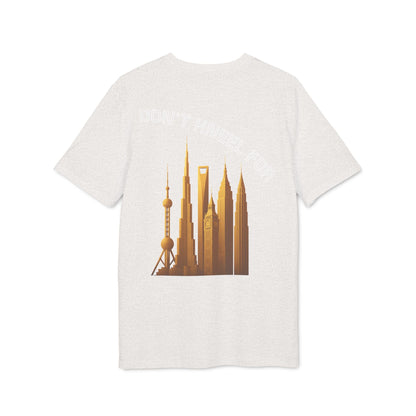 Urban Skyline Unisex T-Shirt, Creative Graphic Tee for Casual Wear, Gift for Architects, Tourists, Travel Lovers, Cityscape Apparel Printify