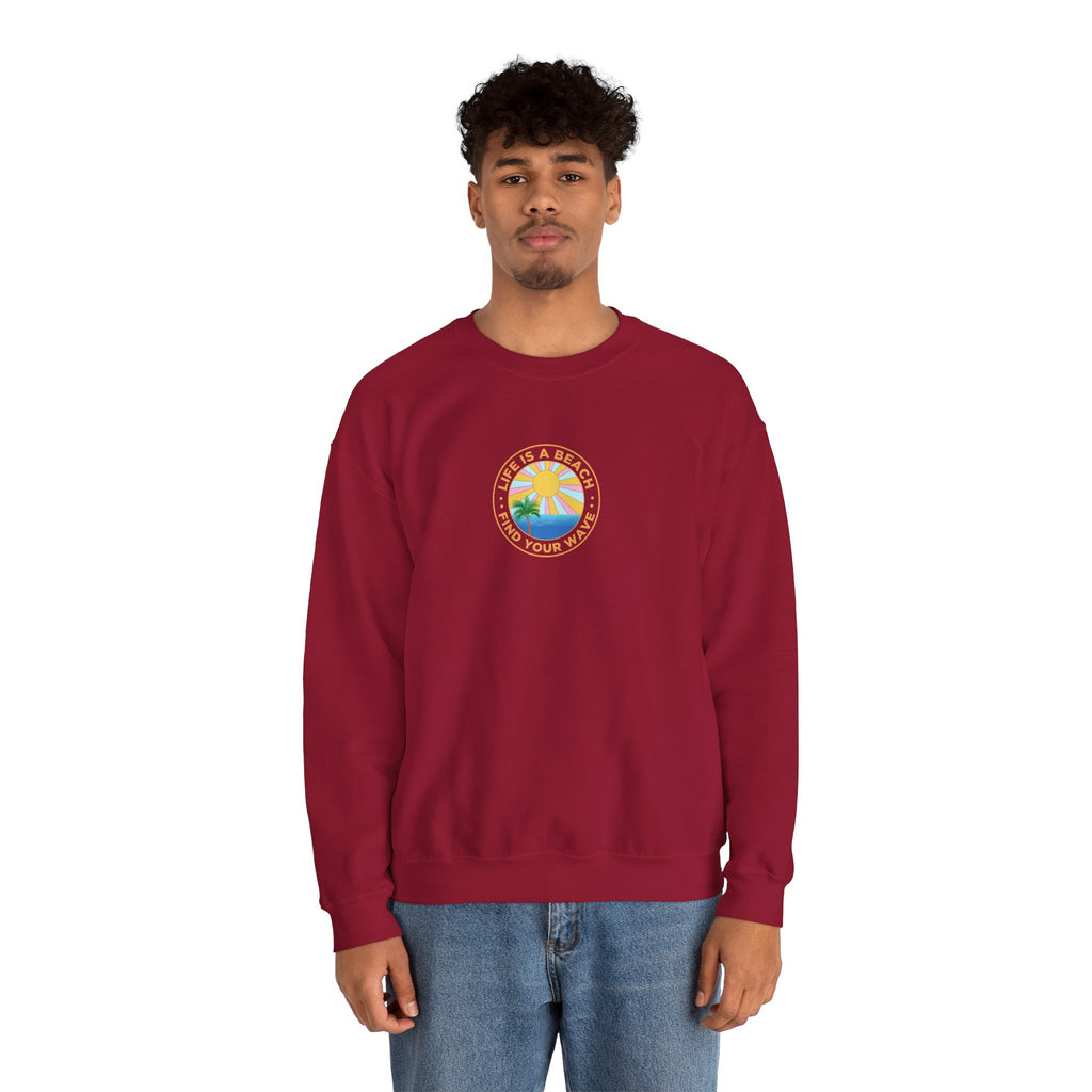 La vie est un sweat-shirt unisexe de plage 