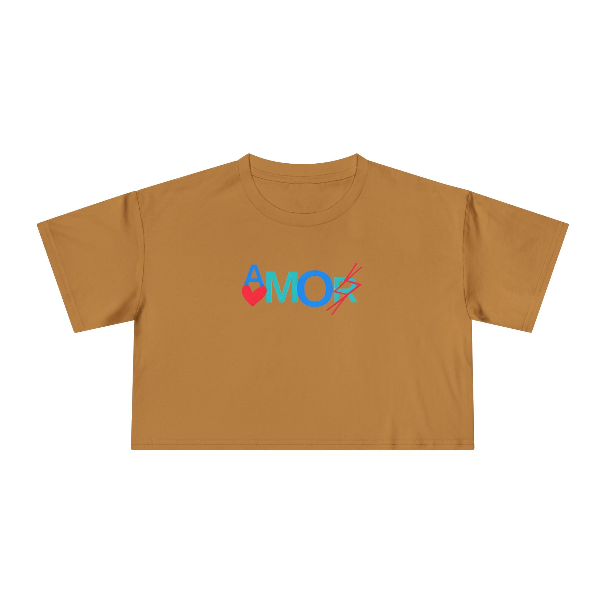 Crop Tee AMORX - Women's Trendy Graphic T-Shirt