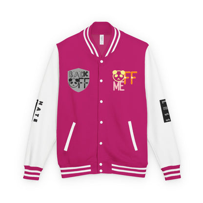 Unisex Heavyweight Letterman Jacket - Fun Panda Graphic Design