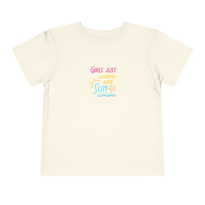 T-shirt pour tout-petits Les filles veulent juste avoir du soleil 