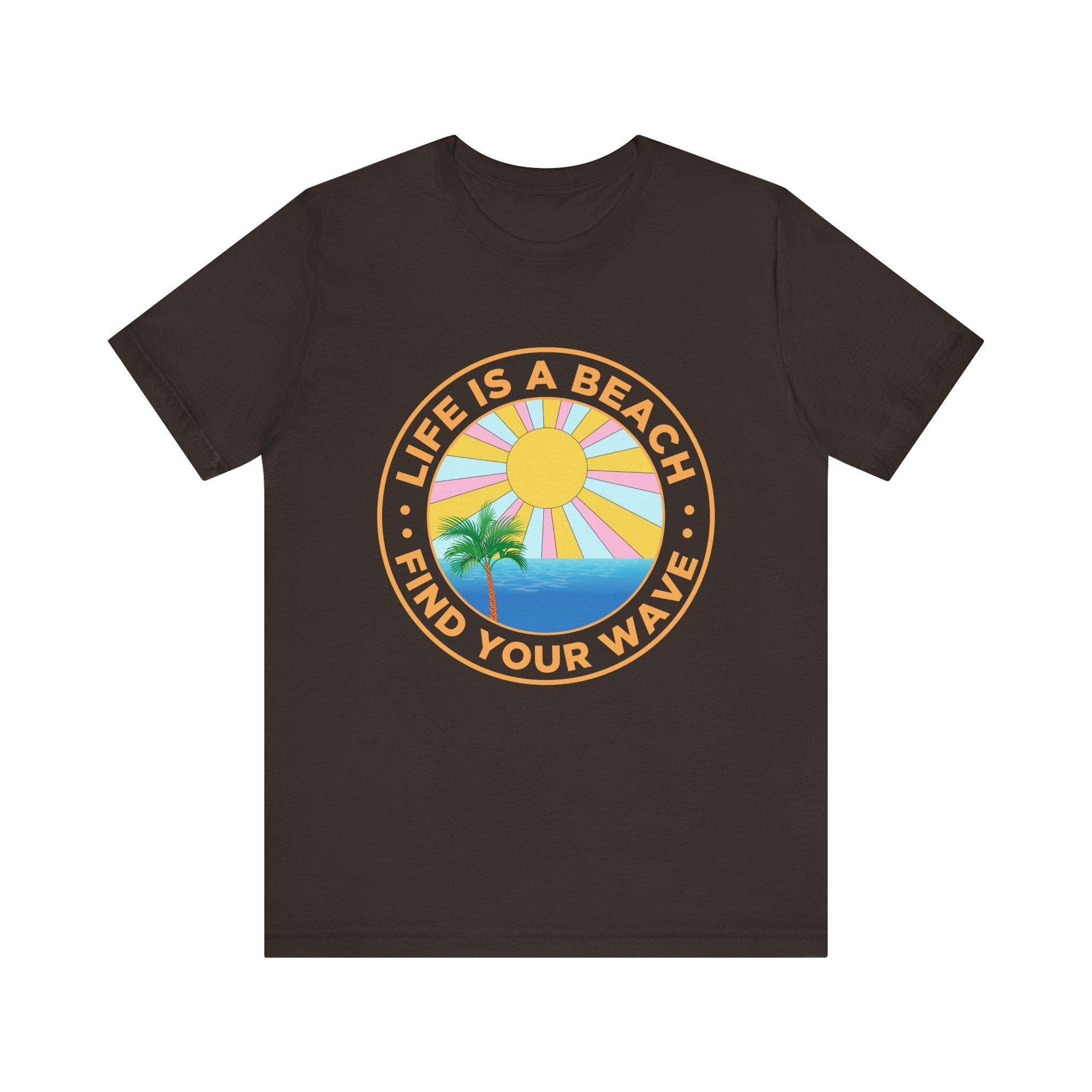 La vie est un tee-shirt unisexe de plage 