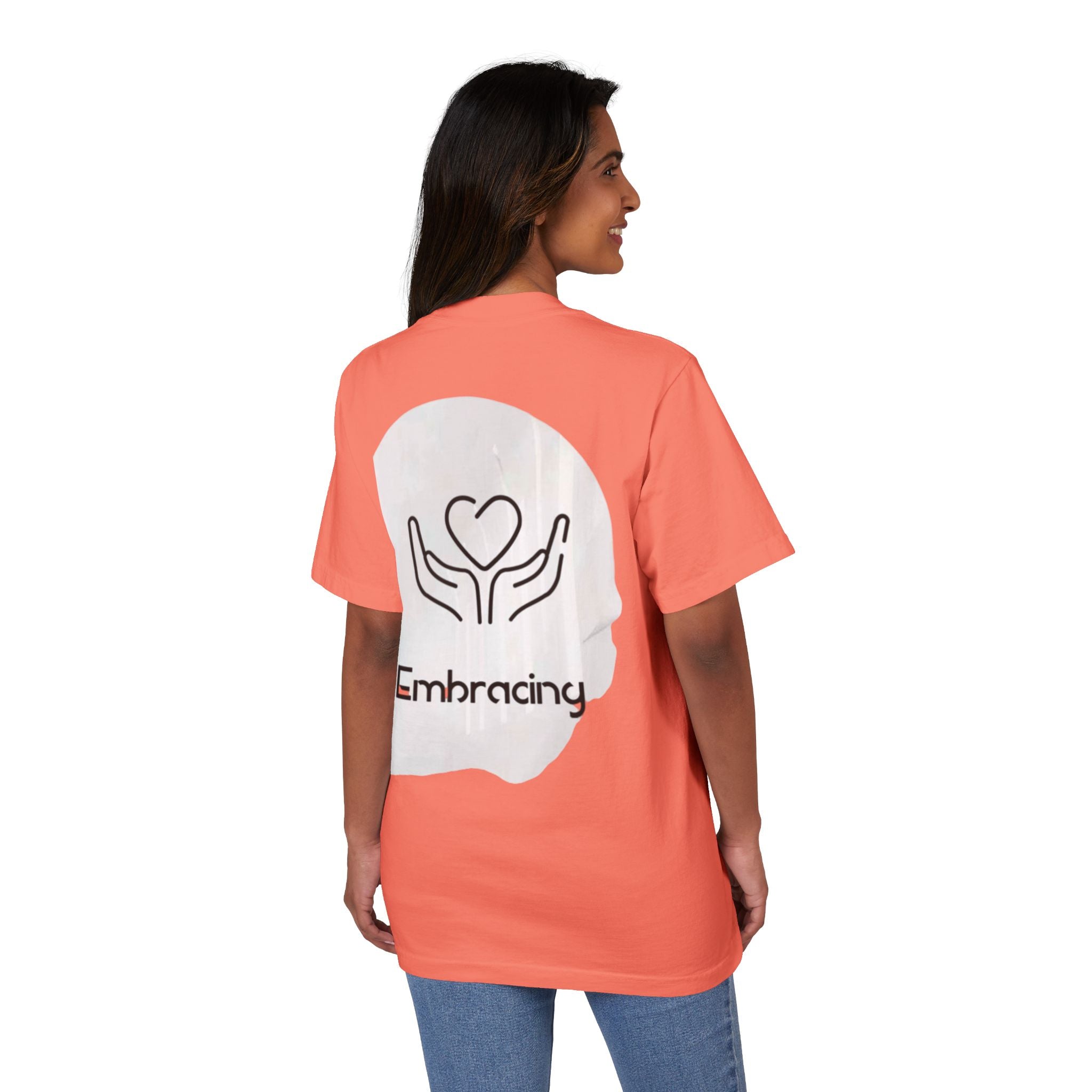 Drop-Shoulder T-Shirt Embracing Design