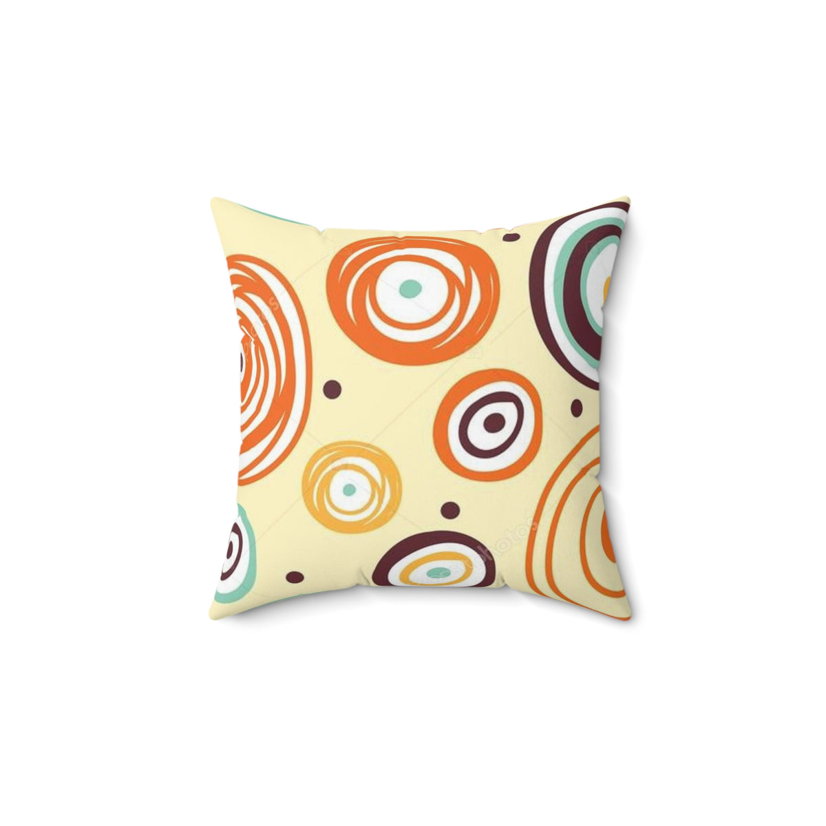 Spun Polyester Square Pillow