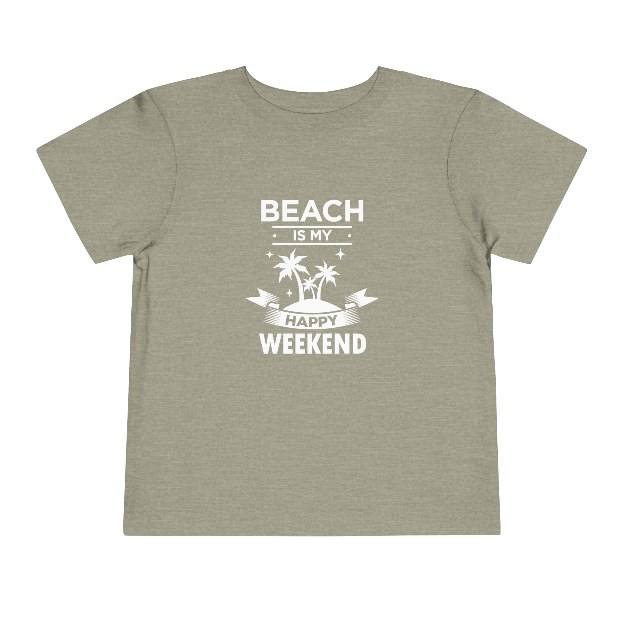 Beach Is My Happy Weekend Toddler Tee