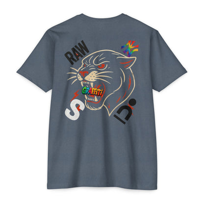 Urban Graffiti Panther T-Shirt | Cool Graphic Tee, Streetwear, Unisex Printify