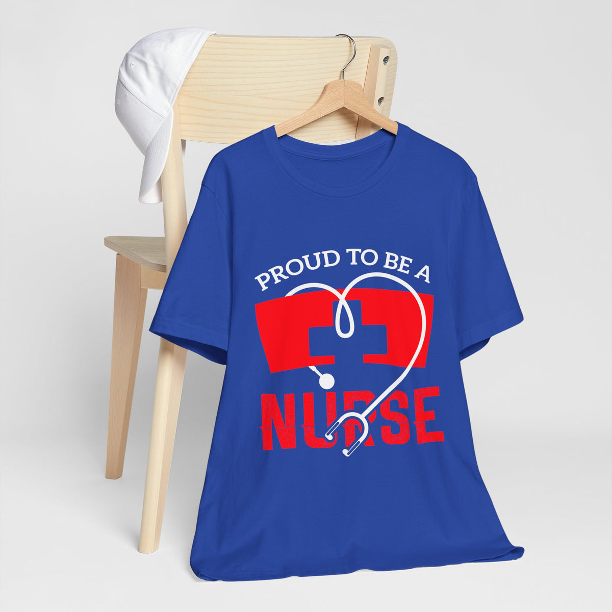 Fier d’être un tee-shirt unisexe infirmière 