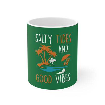 Salty Tides And Good Vibes Mug