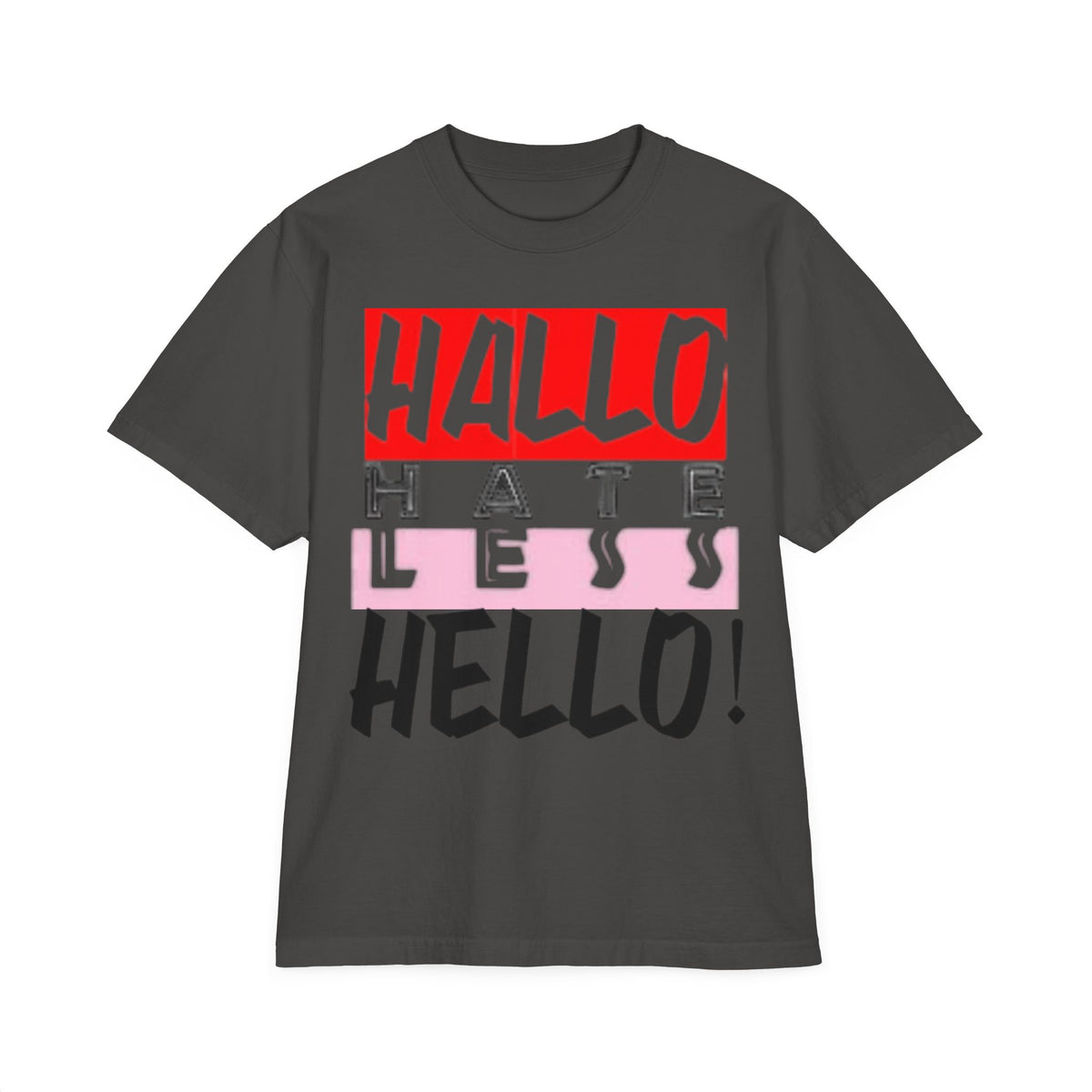 Hate Less Unisex Drop-Shoulder T-Shirt - Trendy Casual Wear