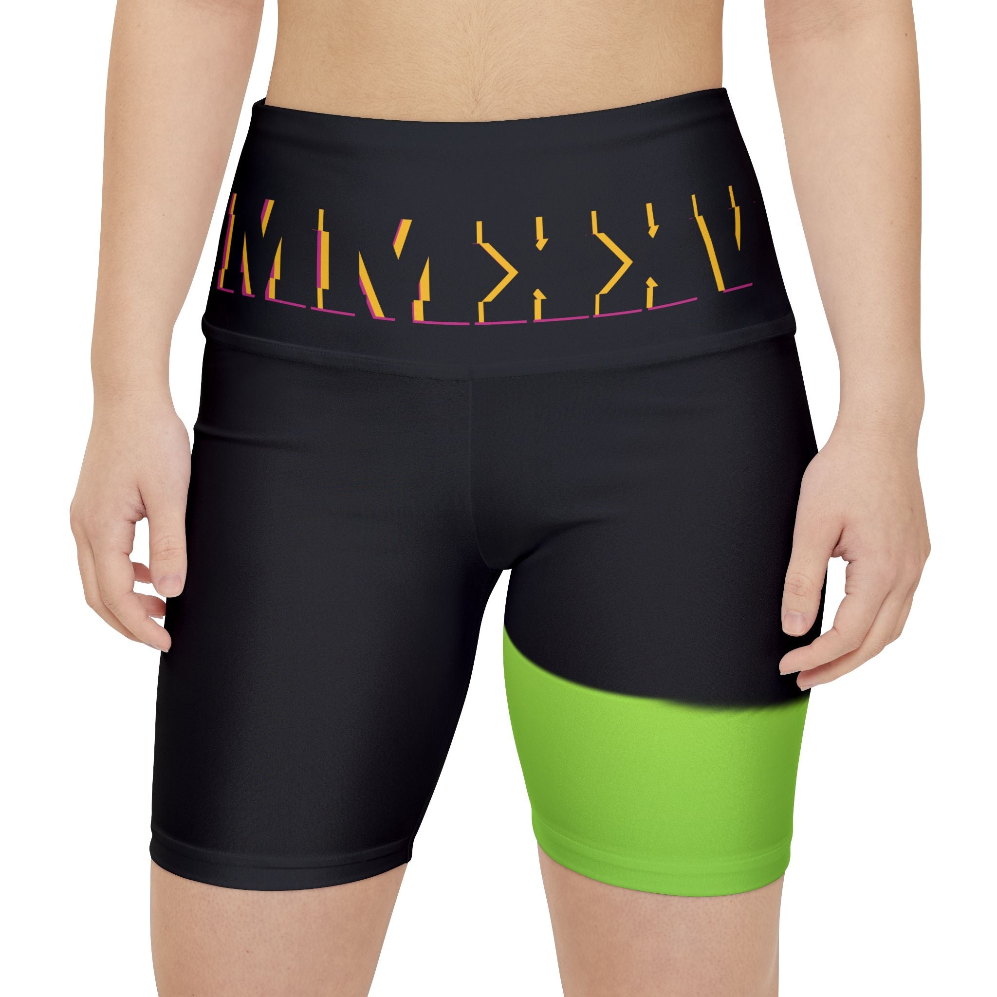 Stylish Women's Workout Shorts with MMXXV Bold Graphics | Ideal for Fitness & Leisure
