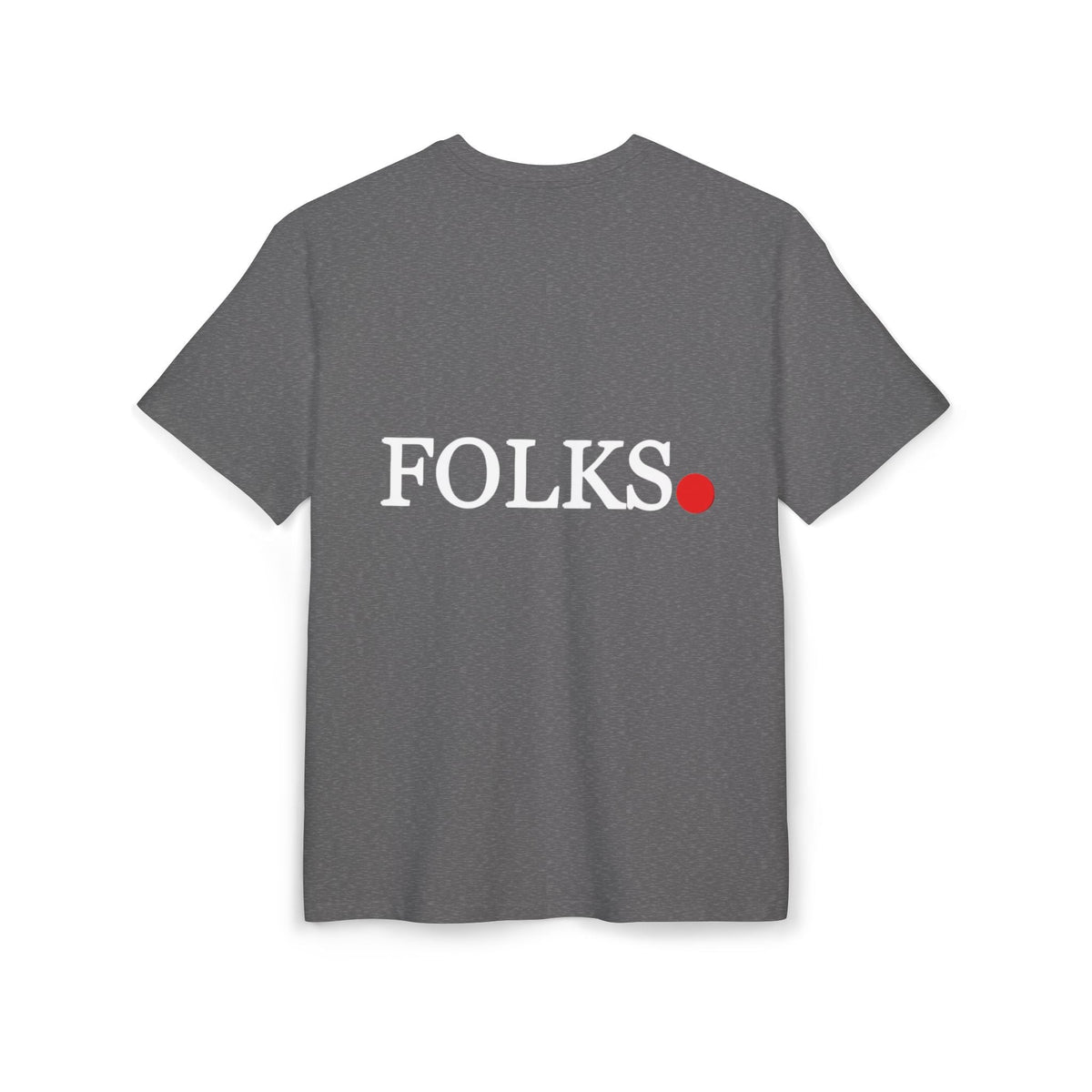 Oversized Tee with Bold Red Dot, Everyday Tee Printify