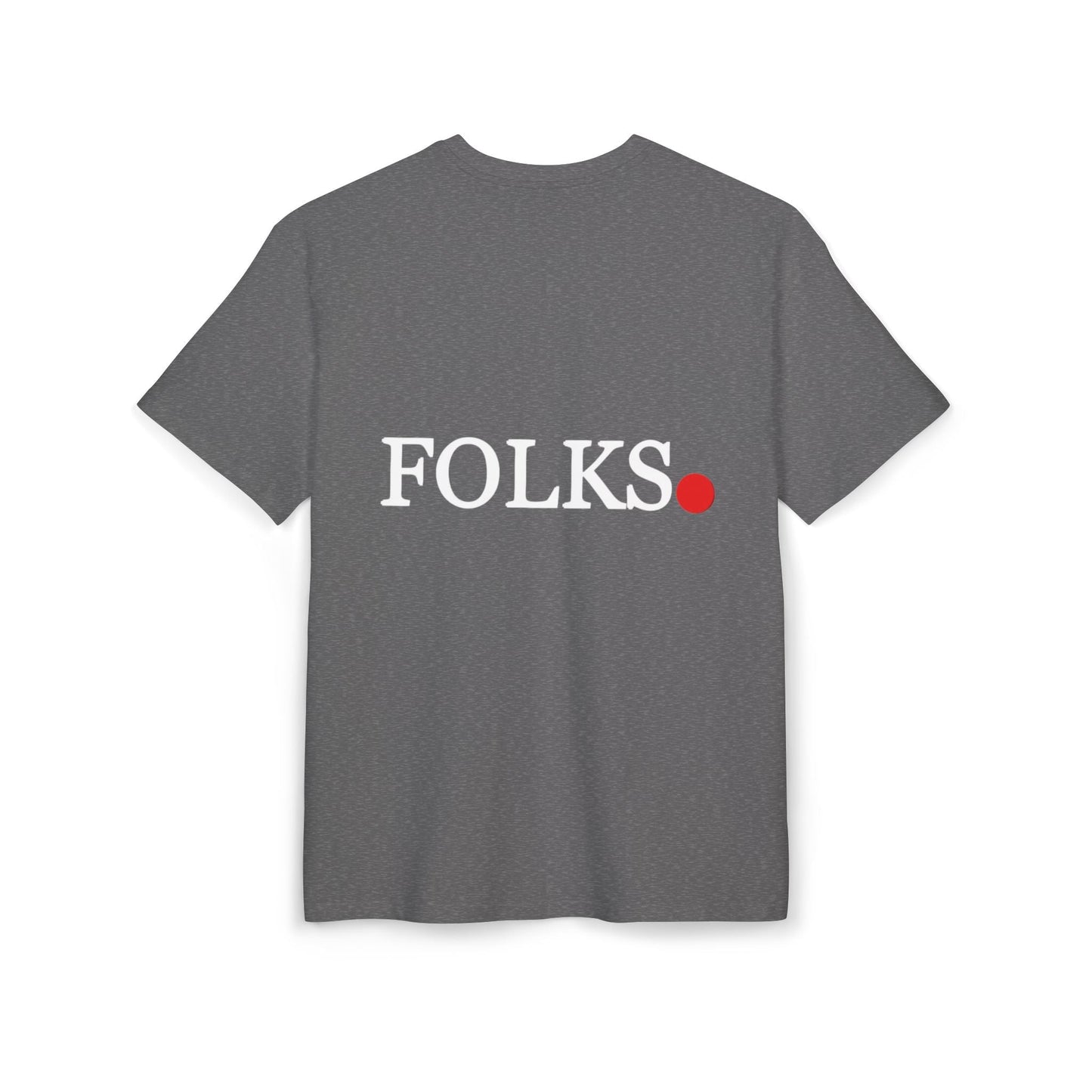 Oversized Tee with Bold Red Dot, Everyday Tee Printify