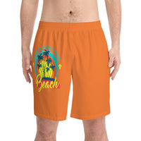 Men's Elastic Beach Shorts (AOP)
