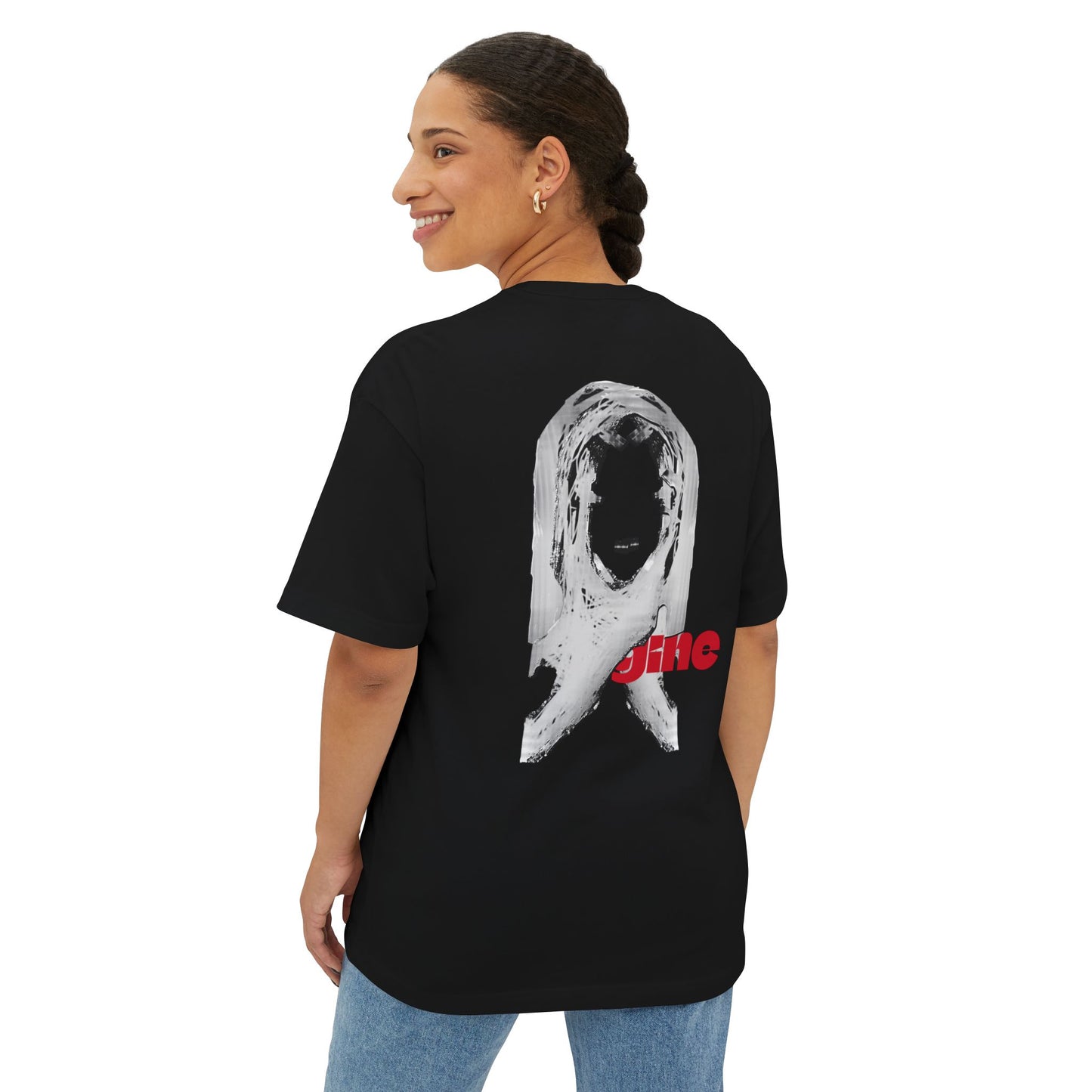 Oversized Boxy Tee - Unique Gine Design