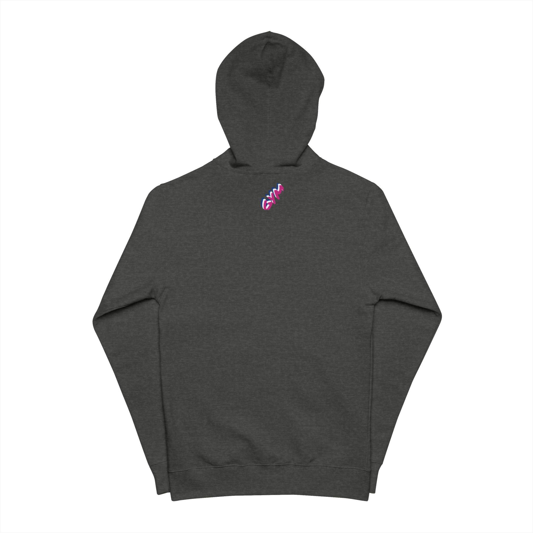 Unisex Fleece Zip Up Hoodie - Vibrant Graphic Design for Casual Comfort