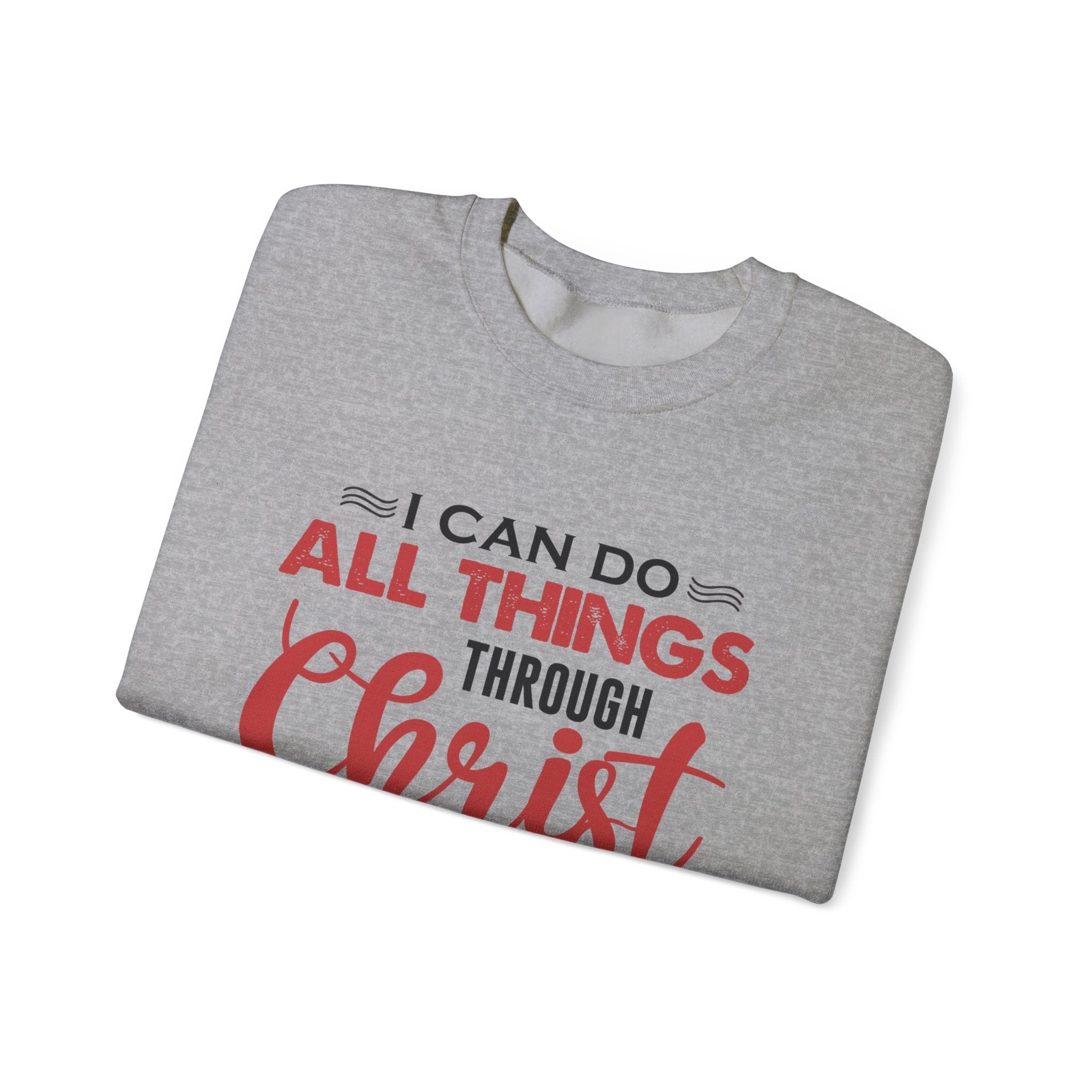 Je peux tout faire à travers le Christ Sweat-shirt unisexe 