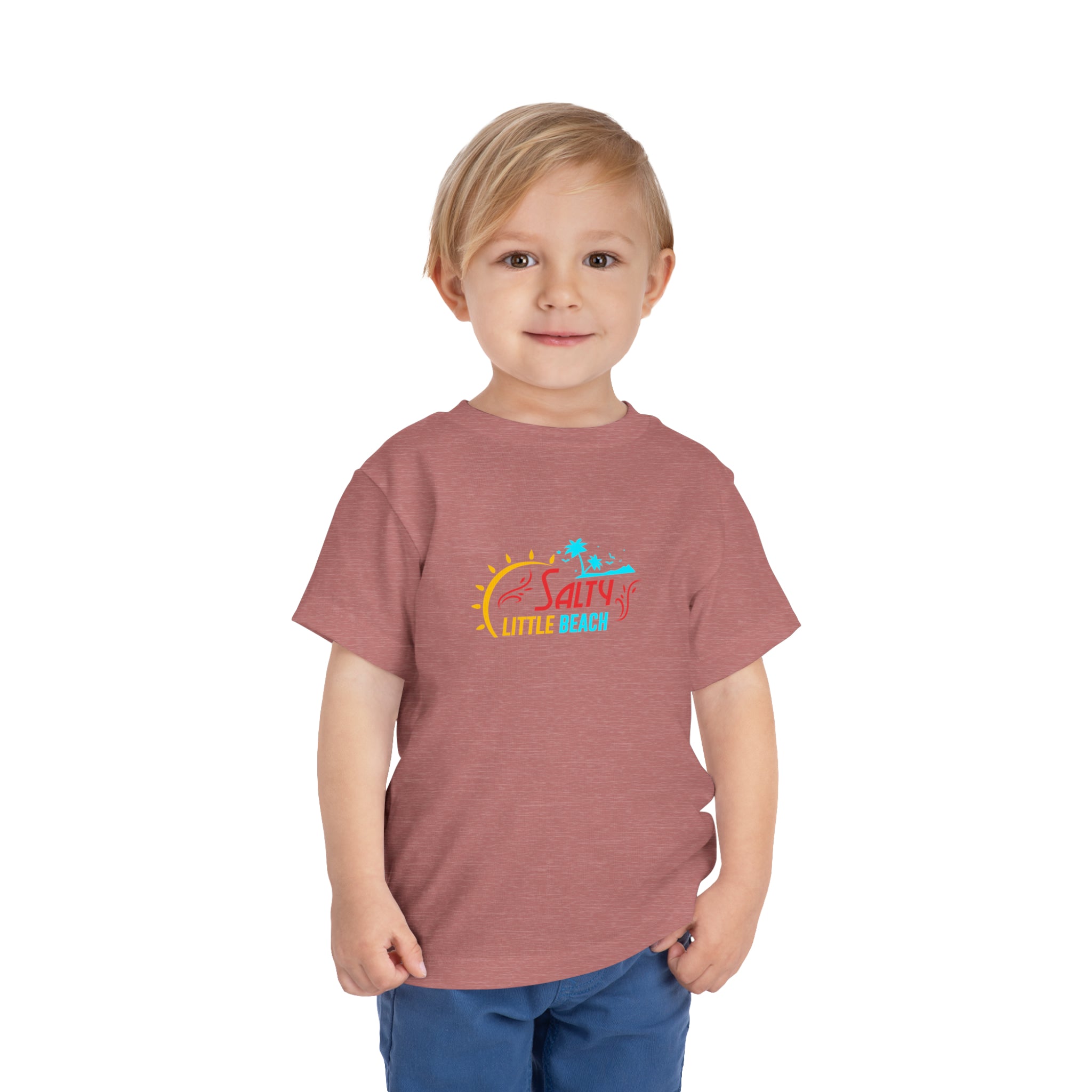 T-shirt pour tout-petits Salty Little Beach 
