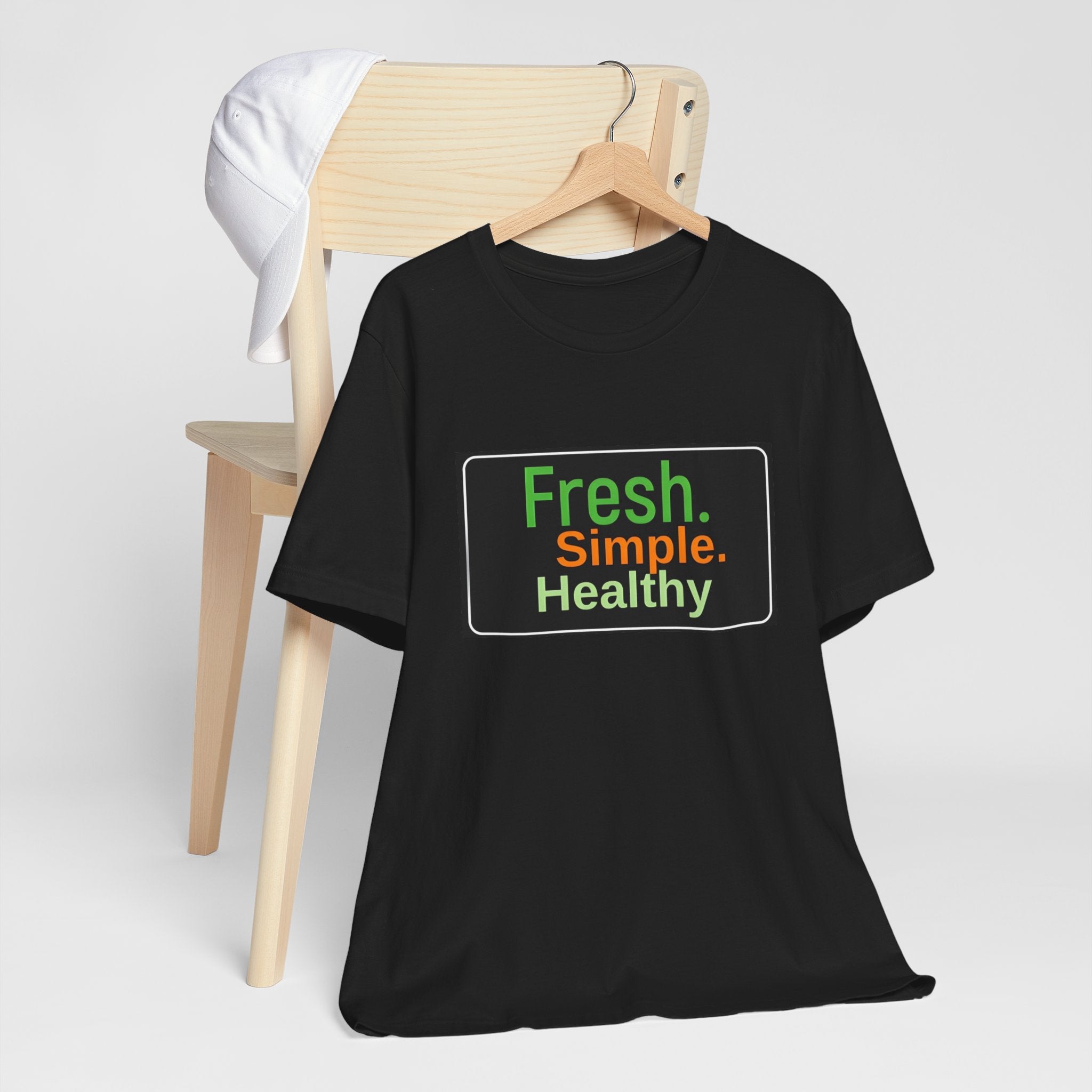 Unisex Fresh Simple Short Sleeve Tee