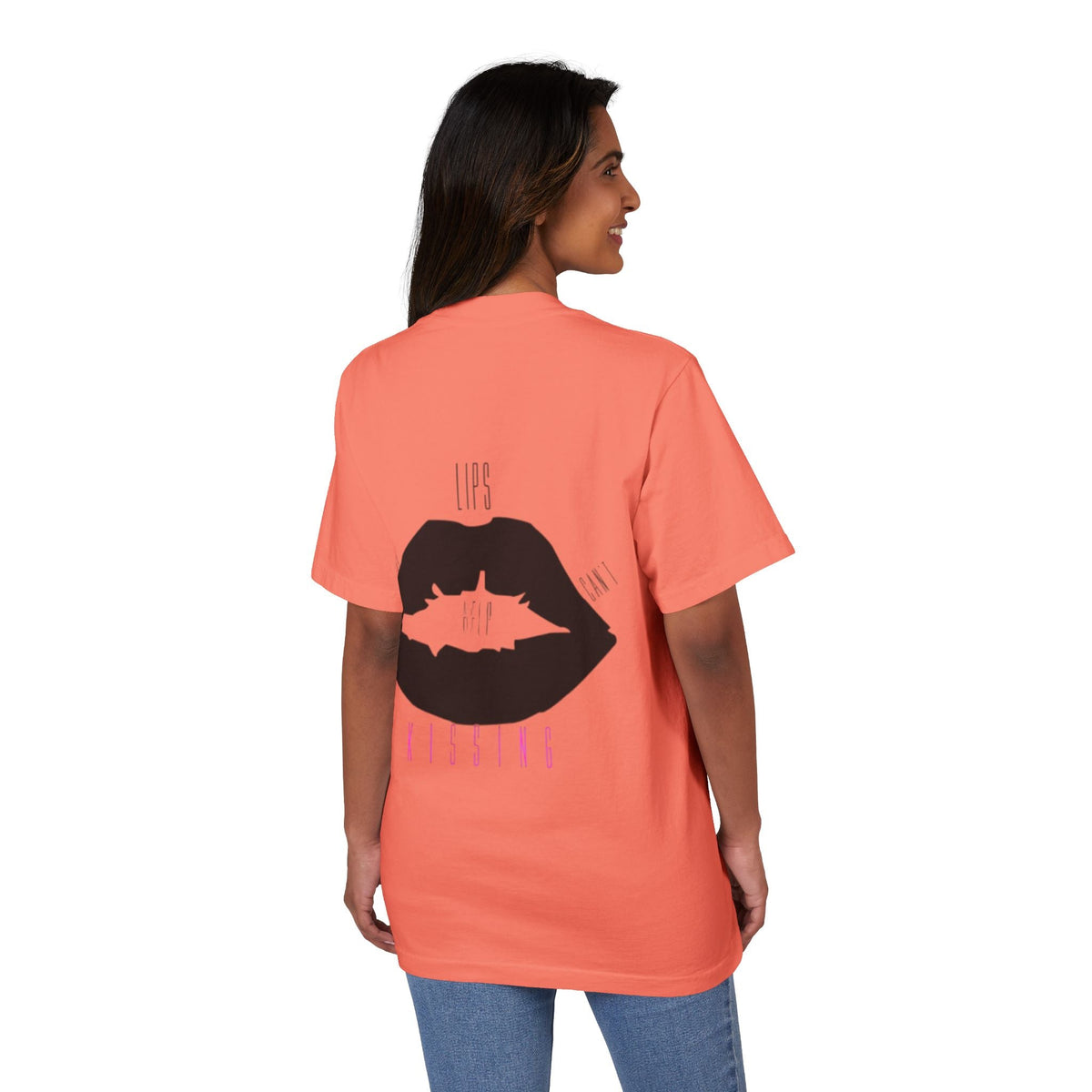 Unisex Graphic T-Shirt, Kiss Print Tee, Trendy Streetwear, Gift for Her, Casual Wear, Summer Style, Statement Shirt Printify