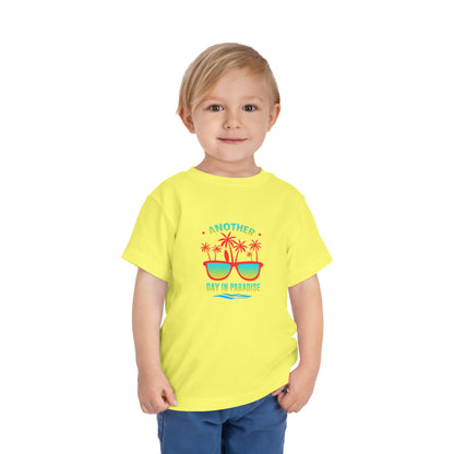 T-shirt pour tout-petits Un autre jour au paradis 