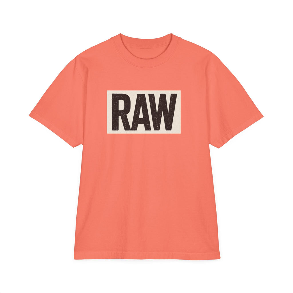 Stylish Unisex Graphic T-Shirt with 'RAW' Print, Casual Streetwear, Everyday Wear, Gift for Friends, Fashionable Basics Printify