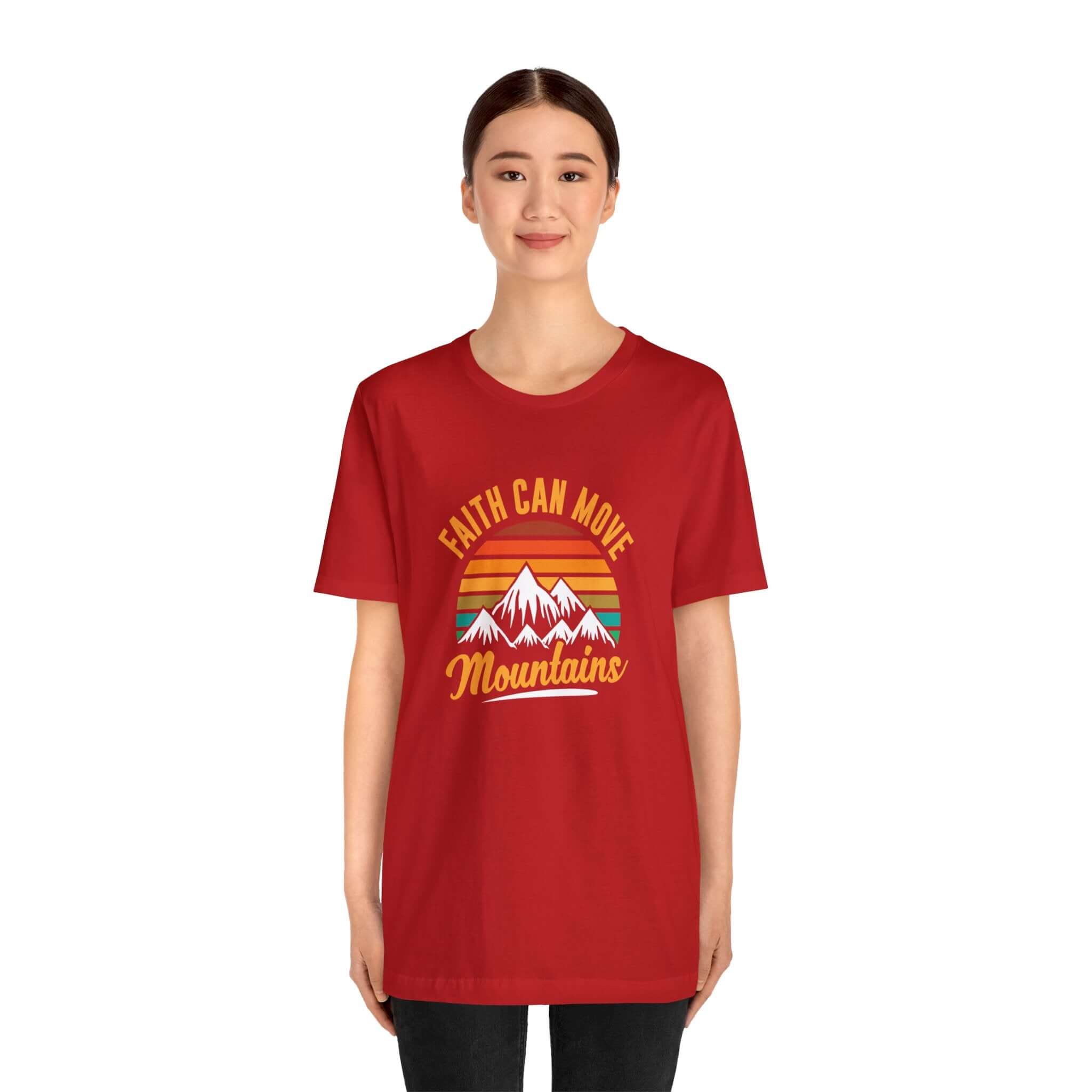 Faith Can Move Mountains Unisex Tee - RC’nSONS