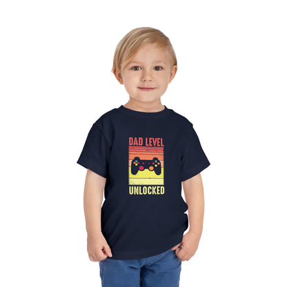 Dad Level Unlocked Toddler Tee