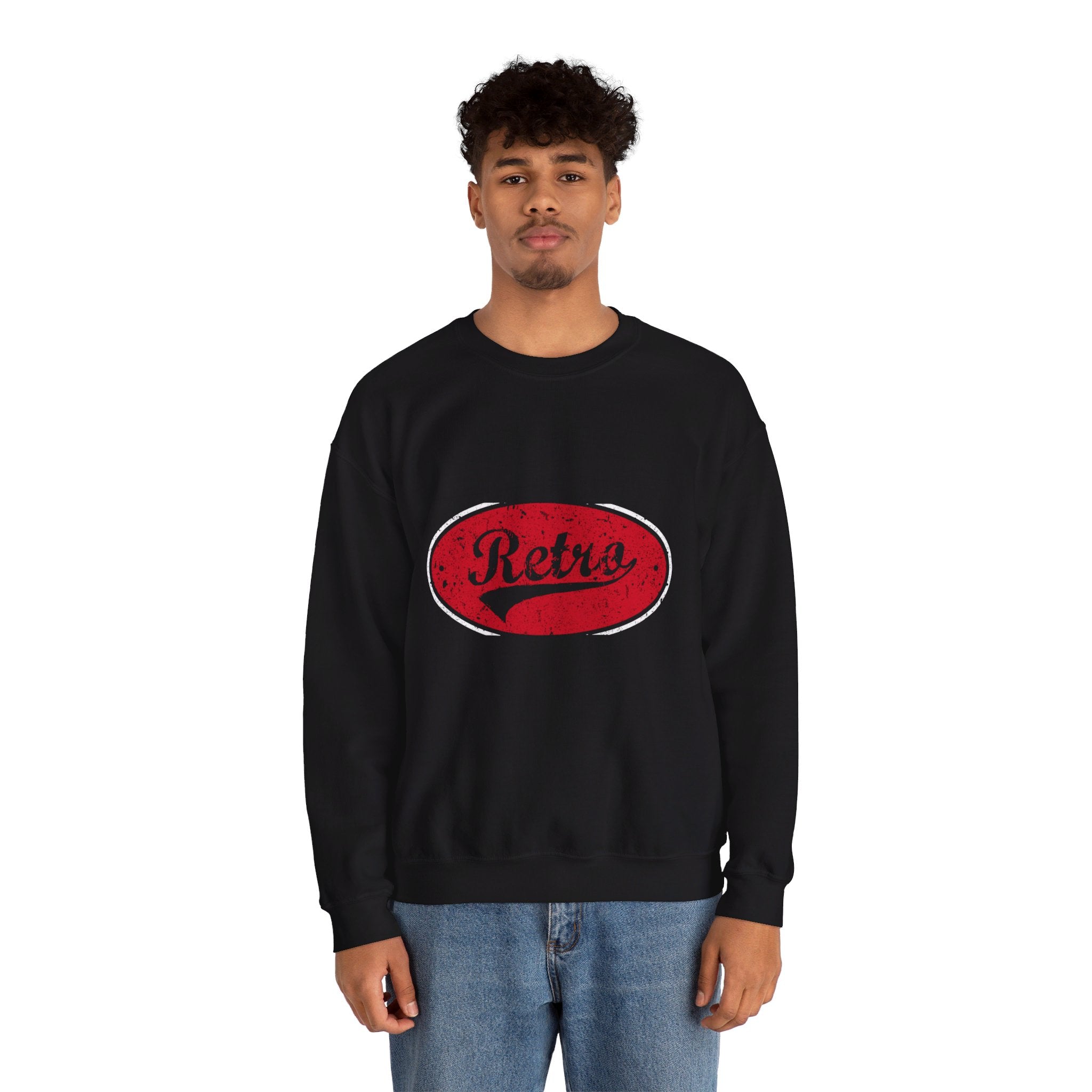 Sweat-shirt unisexe rétro 