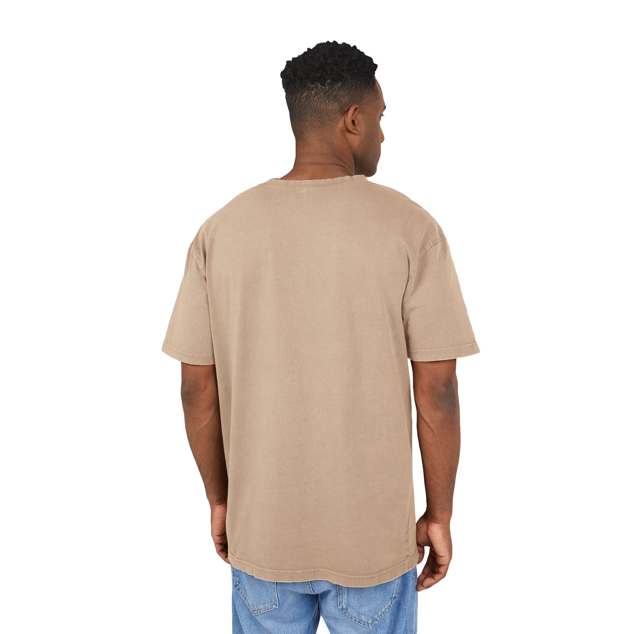 Oversize Tee Acid Washed Men's I Lov'iT Graphic T-Shirt