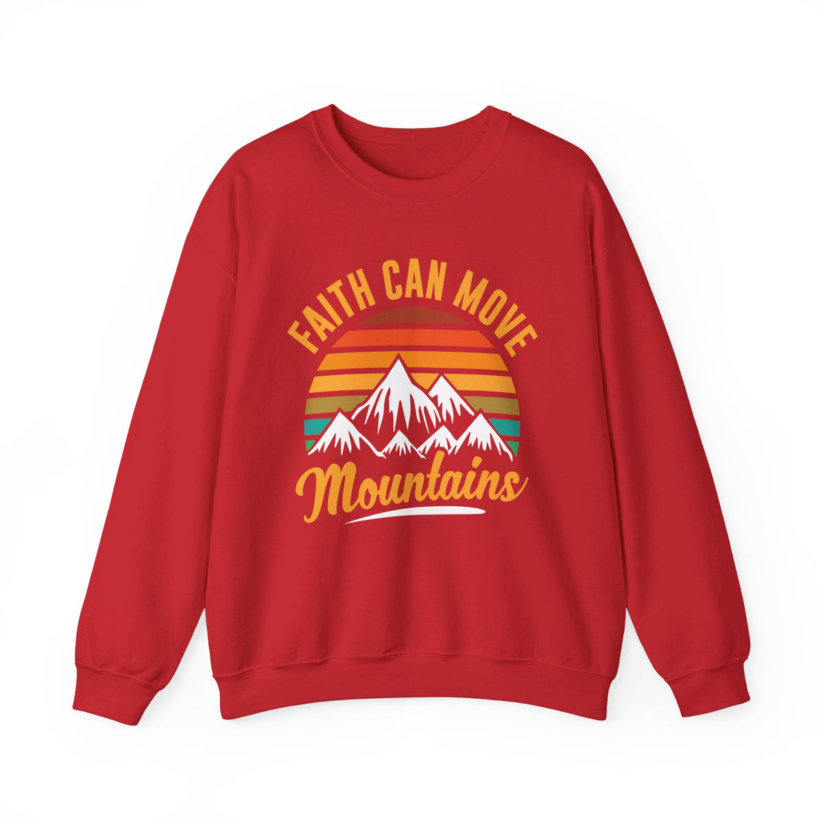 Faith Can Move Mountains Sweat-shirt unisexe 