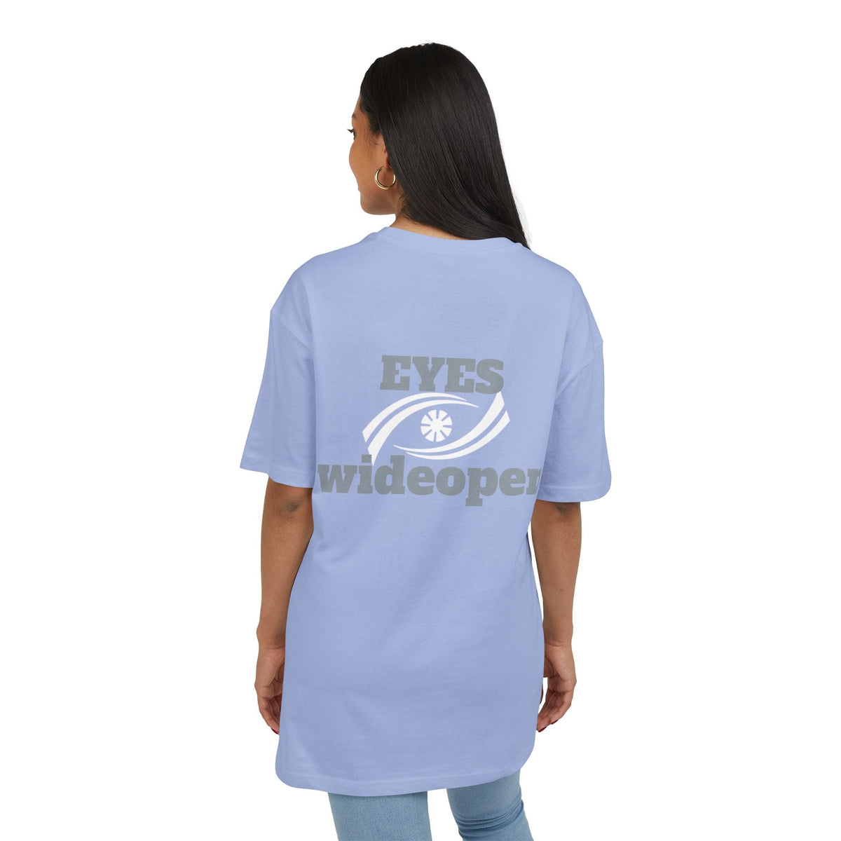 Oversized Graphic Tee - 'EYES wideopen' Statement Shirt, Casual Wear, Street Style, Gift for Trendsetters, Everyday Comfort Printify