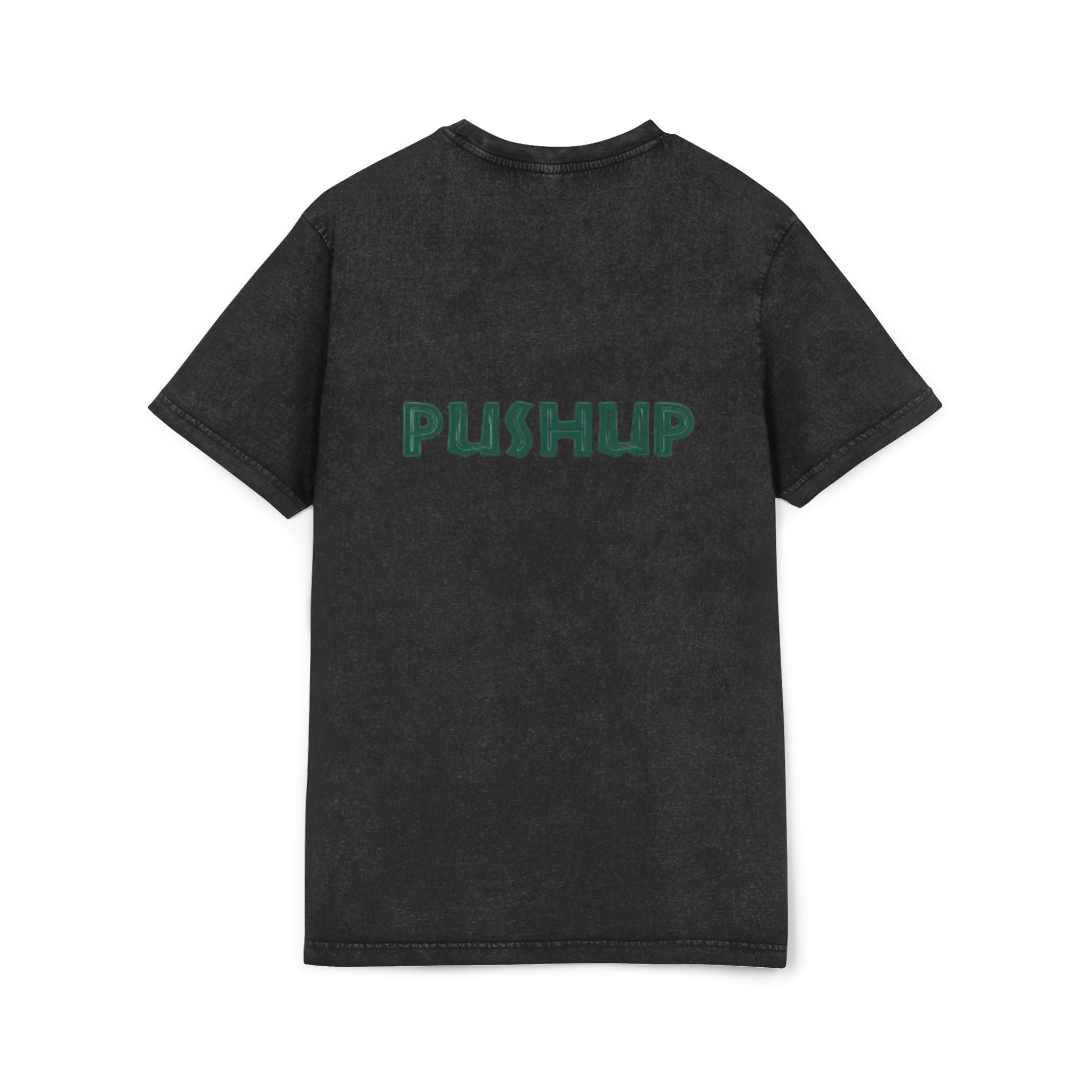 Acid Washed Pushup Tee - Unisex Vintage Style T-Shirt