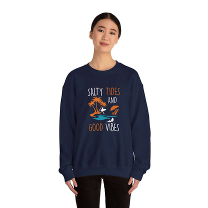 Salty Tides And Good Vibes Unisex Sweatshirt - RC’nSONS