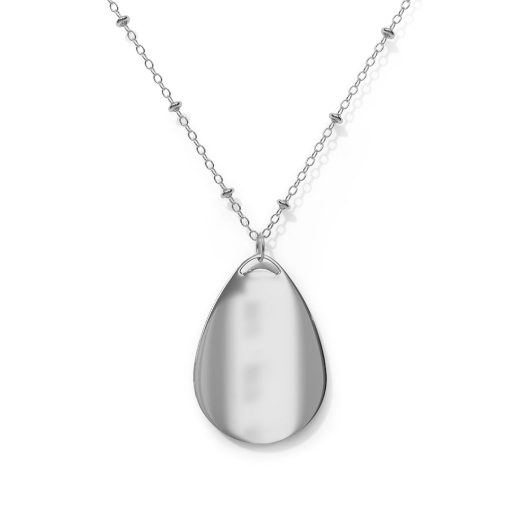 Elegant Oval Necklace, Dainty Jewelry, Gift for Her, Minimalist Pendant, Layering Necklace, Everyday Accessory Printify