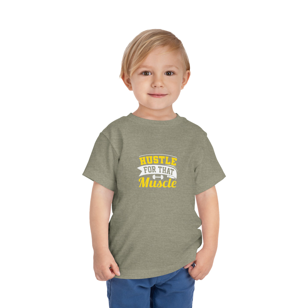 Hustle For That Muscle Toddler Tee