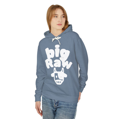 Big Raw Unisex Lightweight Hooded Sweatshirt - Cozy Casual Wear, Perfect for Everyday Use, Gift for Friends, Trendy Hoodie