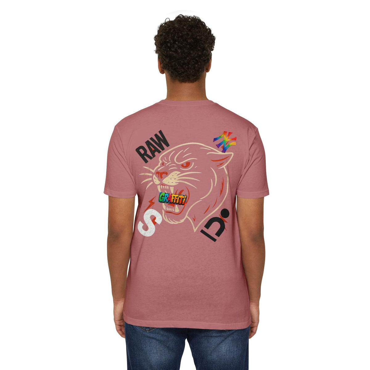 Urban Graffiti Panther T-Shirt | Cool Graphic Tee, Streetwear, Unisex Printify