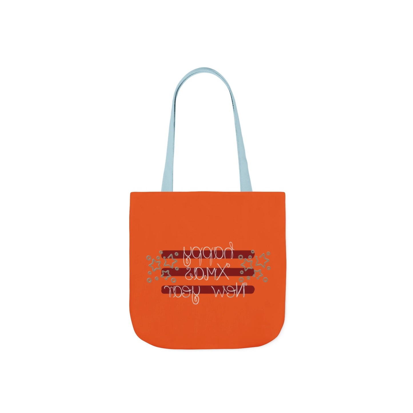 Cheerful Canvas Tote Bag, Happy New Year Gift, Eco-Friendly Bag, Reusable Shopping Tote, Trendy Gift for Her, Seasonal Tote Printify