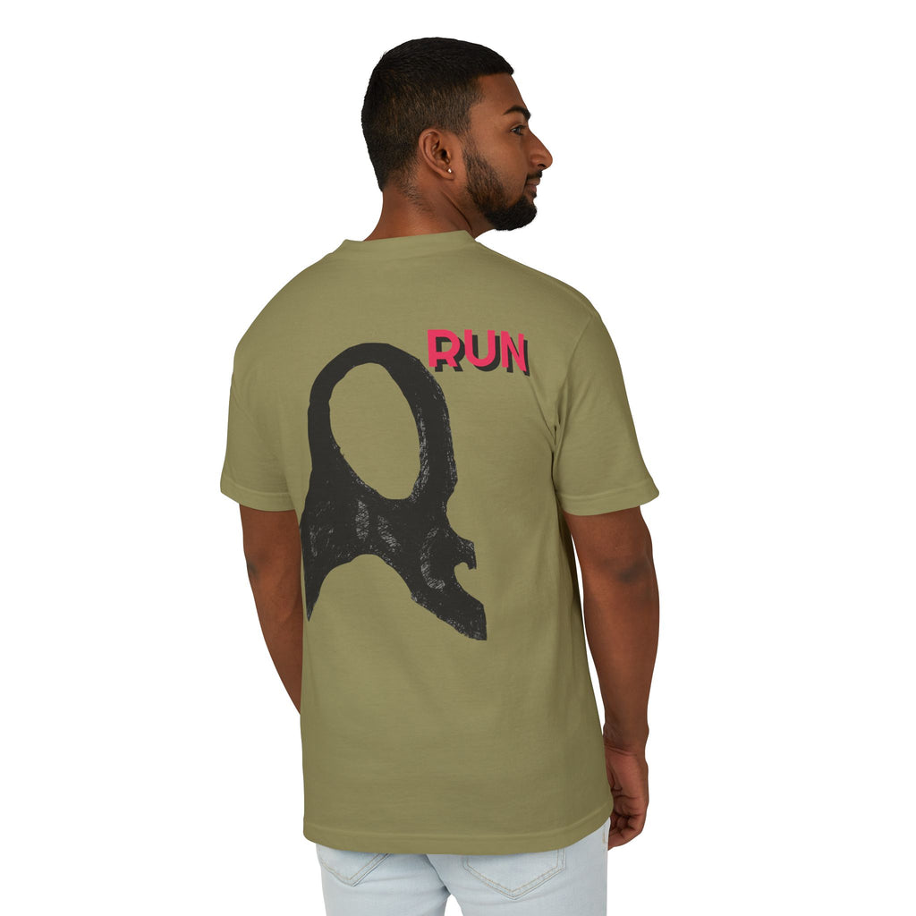 Casual Unisex Tee -  Run Graphic