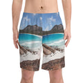Men's Elastic Beach Shorts (AOP)