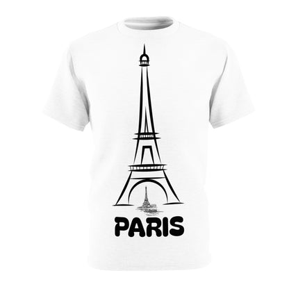 Paris-Unisex Cut & Sew Tee Printify