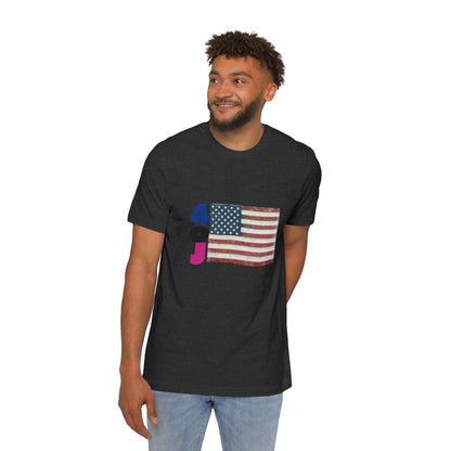 USA Flag Short-Sleeve T-Shirt, Patriotic Tee for Independence Day, Casual Wear, Gift for Veterans, Summer Style