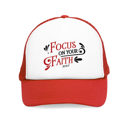 Focus On Your Faith Mesh Cap