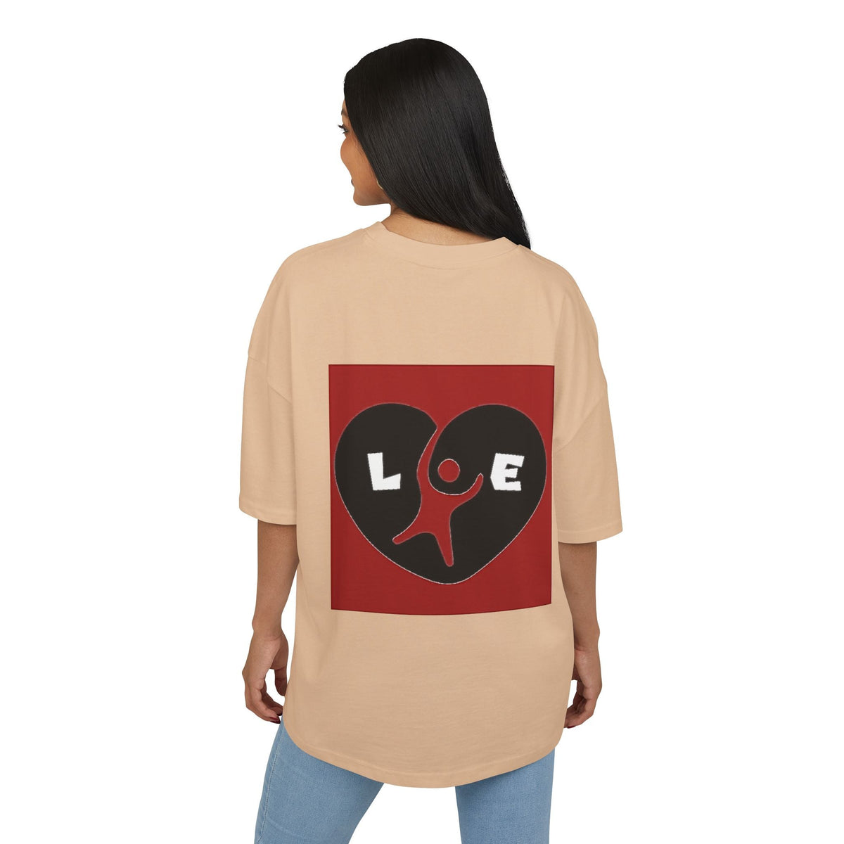 Love Heart Graphic Tee, Soft Cotton Unisex T-Shirt for Couples, Valentine's Day Gift, Casual Wear, Heart Design Tee Printify