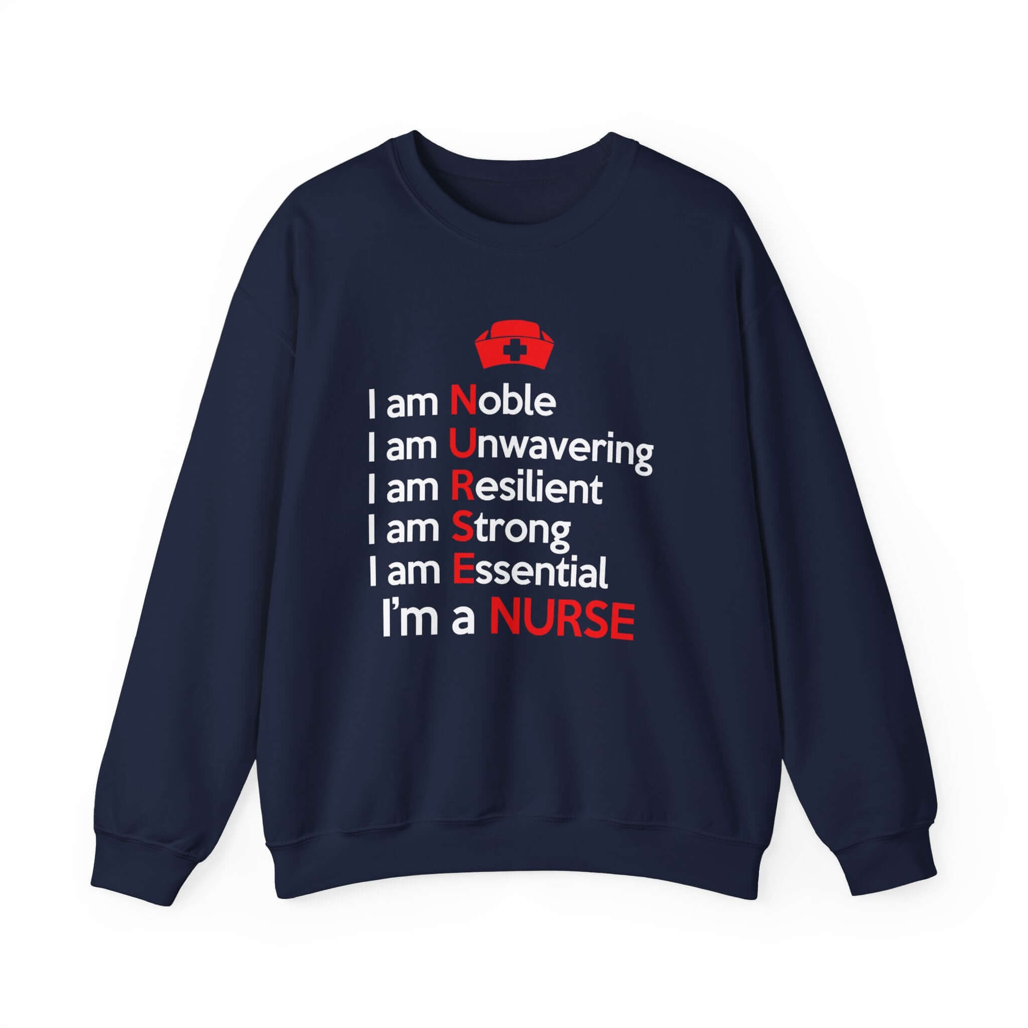 Je suis noble, je suis un sweat-shirt unisexe inébranlable 