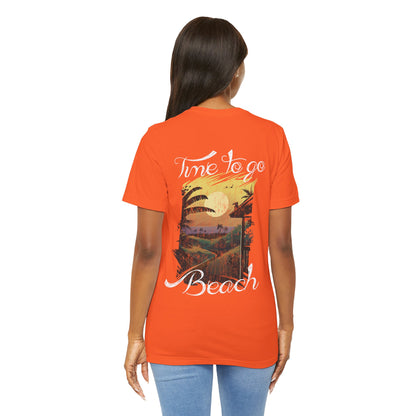 Il est temps d’aller à la plage Tee-shirt unisexe 