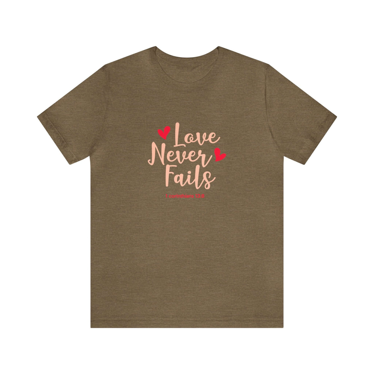 Love Never Fails Unisex Tee - RC’nSONS