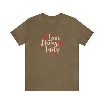Love Never Fails Unisex Tee - RC’nSONS