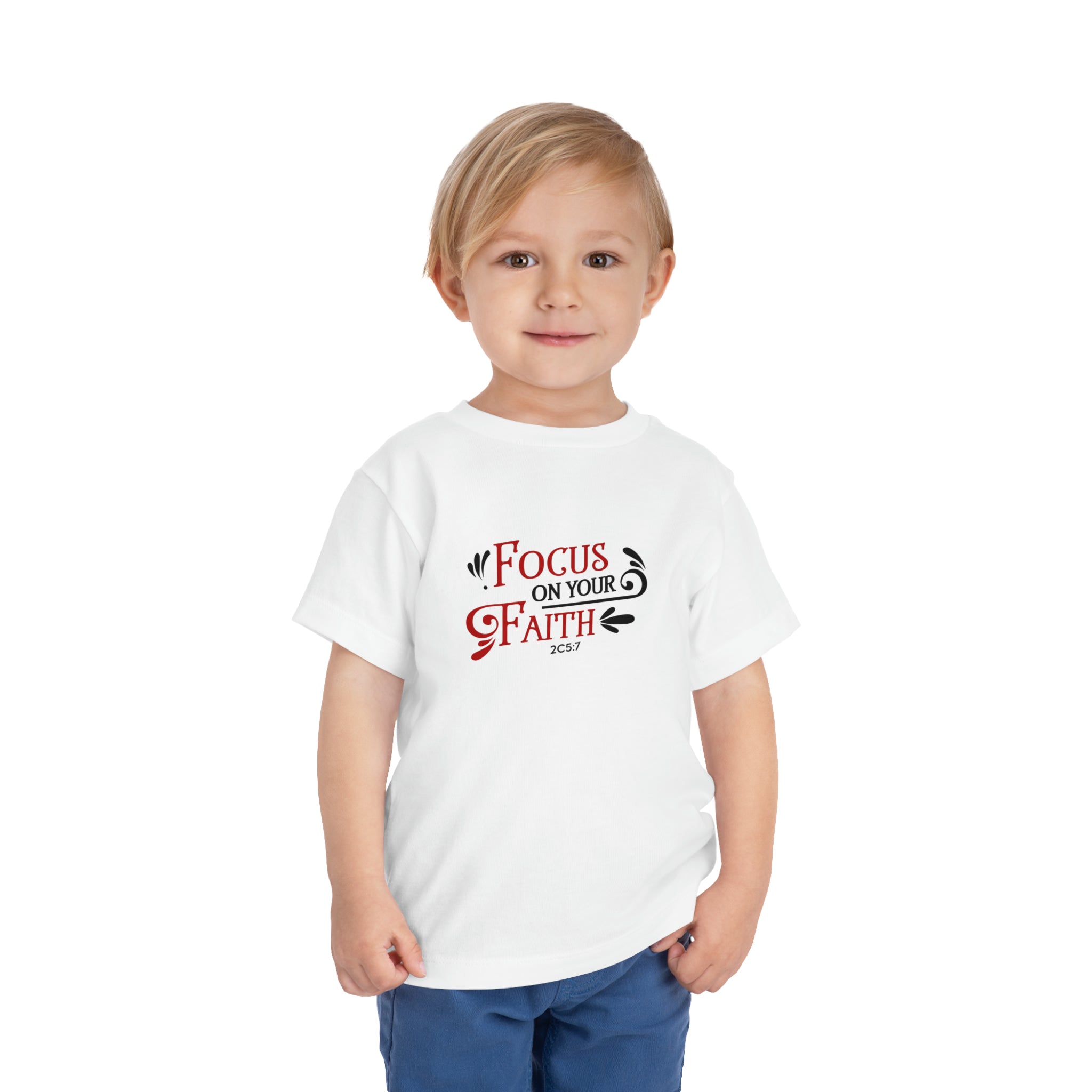 Concentrez-vous sur votre foi Tee-shirt pour tout-petits 
